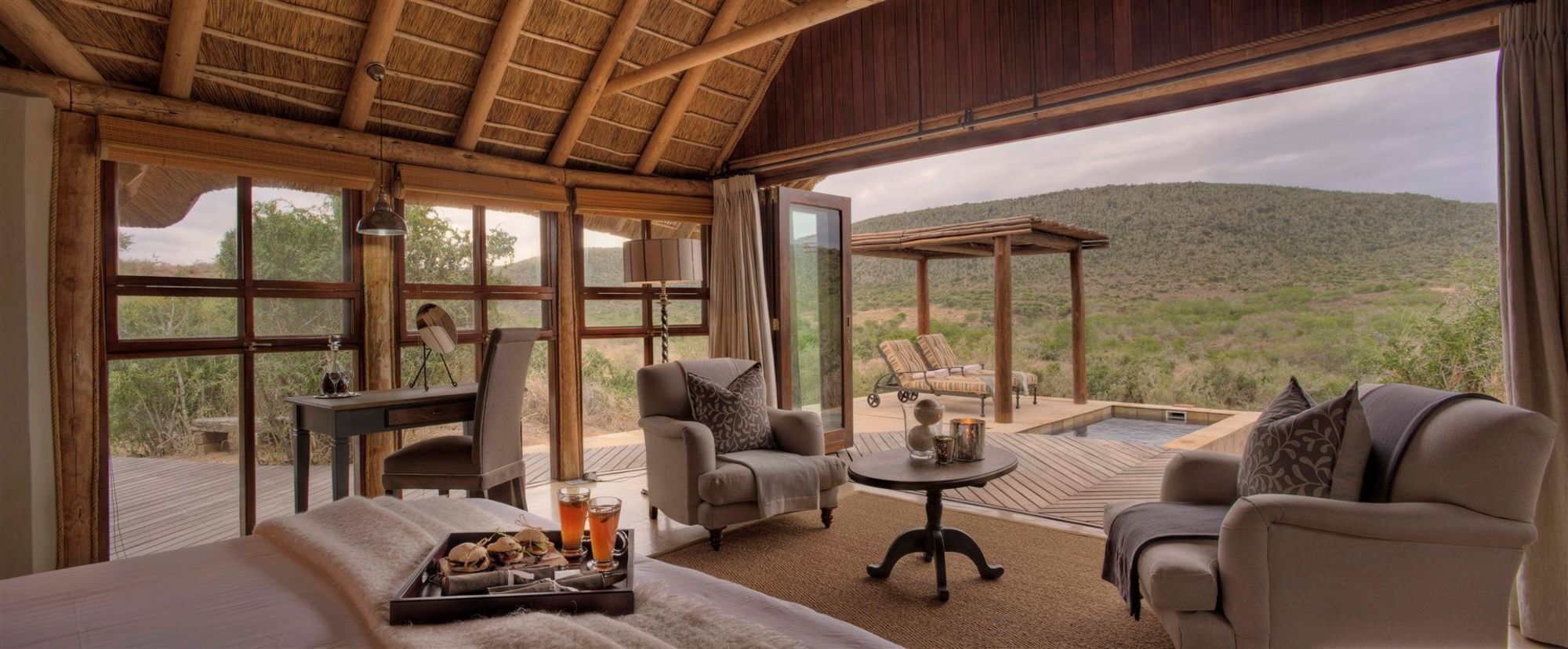 Kwandwe Private Game Reserve - Great Fish River Lodge Grahamstown Eksteriør billede